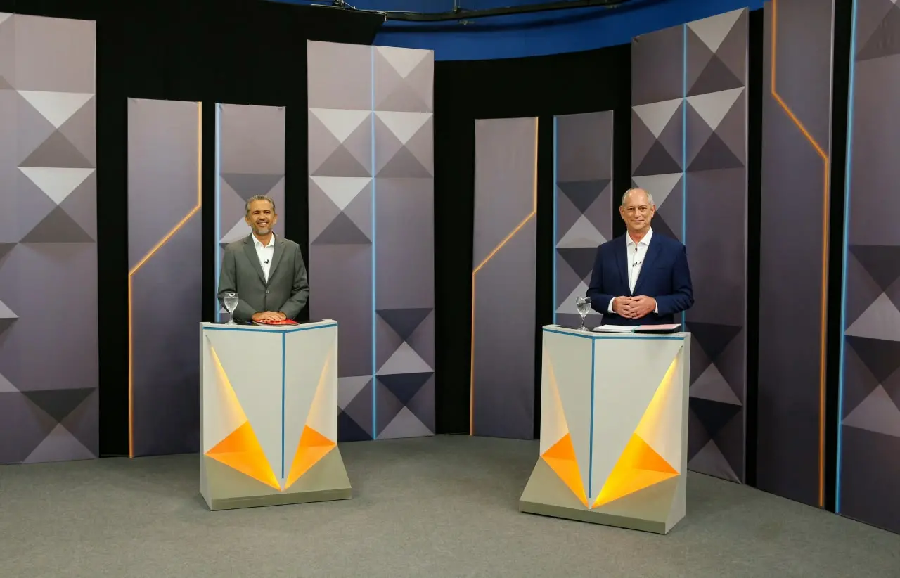 Imagem da notícia Ciro e Elmano protagonizam embate sobre segurança pública, educação e geração de empregos