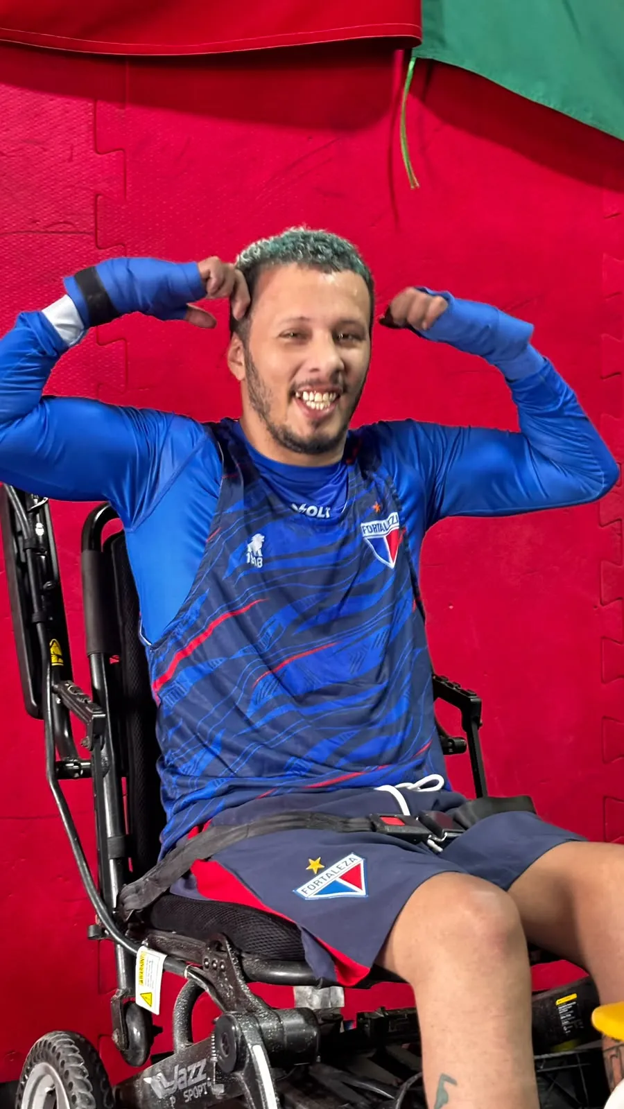 Serginho Junior foi um dos responsáveis pela criação do parakickboxing no Brasil.