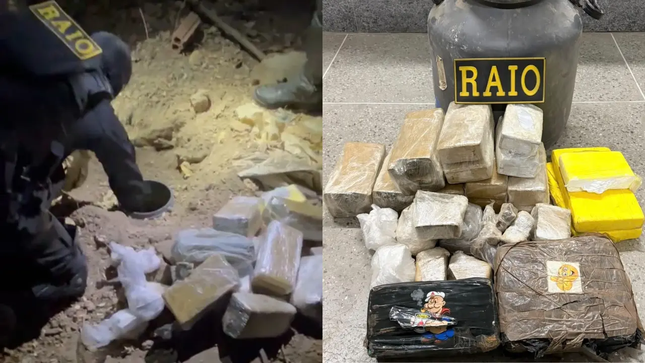 Imagem da notícia PM apreende quase 14 kg de drogas enterradas sob árvore em Iguatu, no Ceará 