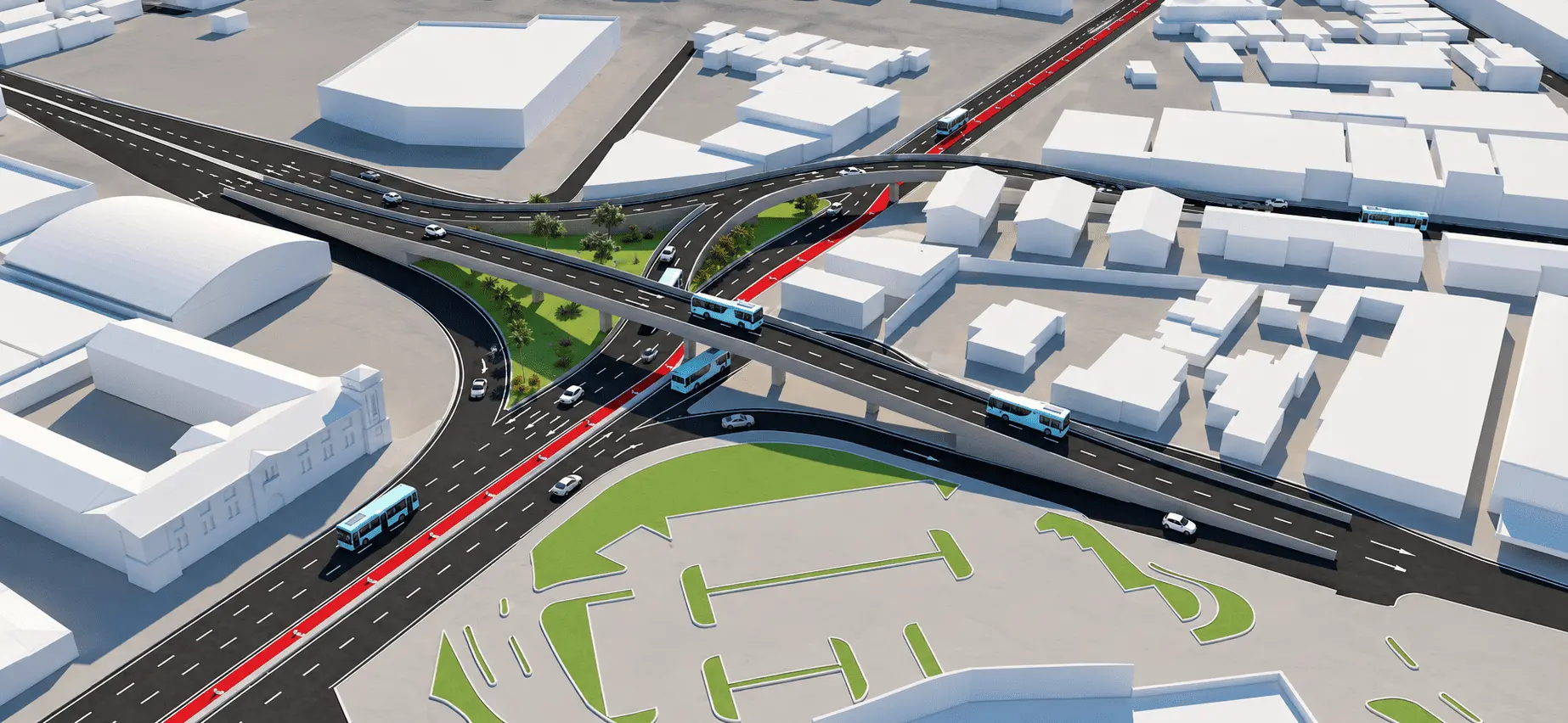 Imagem da notícia Parangaba terá três viadutos e semitúnel de R$54 milhões; veja como ficará trânsito