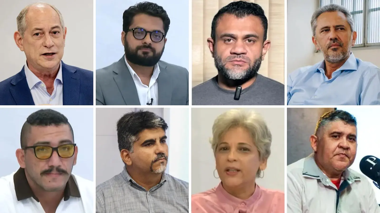 Imagem da notícia Quem são os candidatos a governador no Ceará nas Eleições 2026?