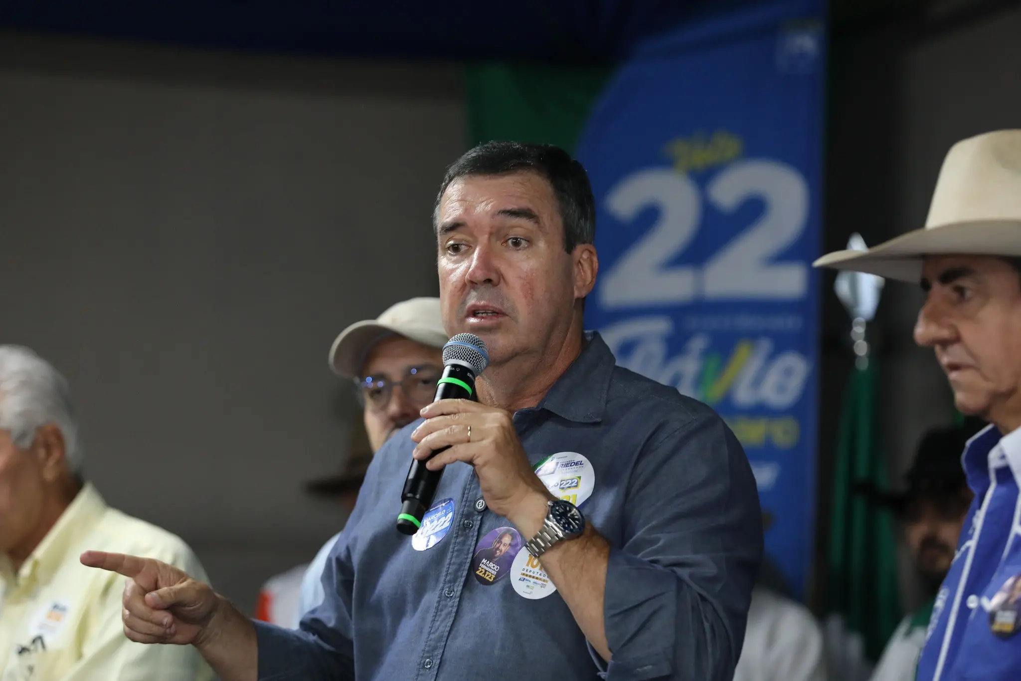 Imagem da notícia Eduardo Riedel (PP) é reeleito governador de Mato Grosso do Sul no 1º turno