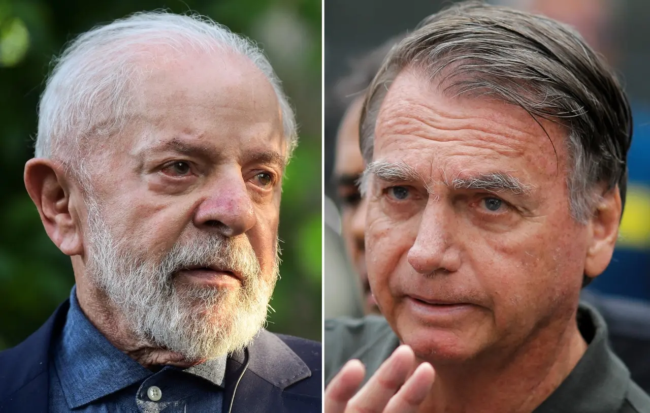 Montagem com retratos aproximados de duas pessoas lado a lado; à esquerda, pessoa de cabelos e barba brancos, e à direita, pessoa de cabelos escuros com fios grisalhos.