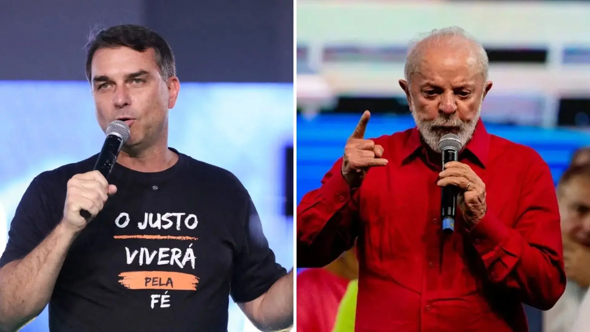 Imagem da notícia Flávio e Lula se enfrentarão no 2º turno