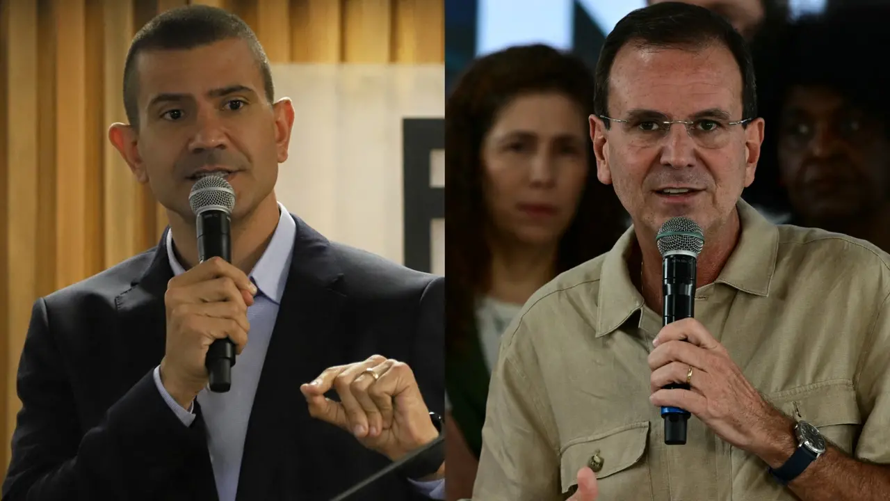Imagem da notícia Douglas Ruas e Eduardo Paes disputam segundo turno no RJ