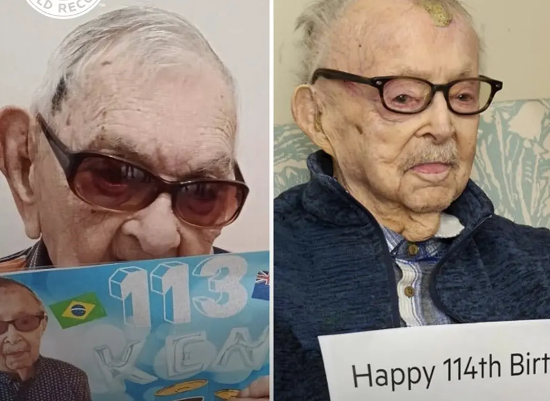 Imagem da notícia Cearense de 114 anos e segundo homem mais velho do mundo fazem aniversário juntos
