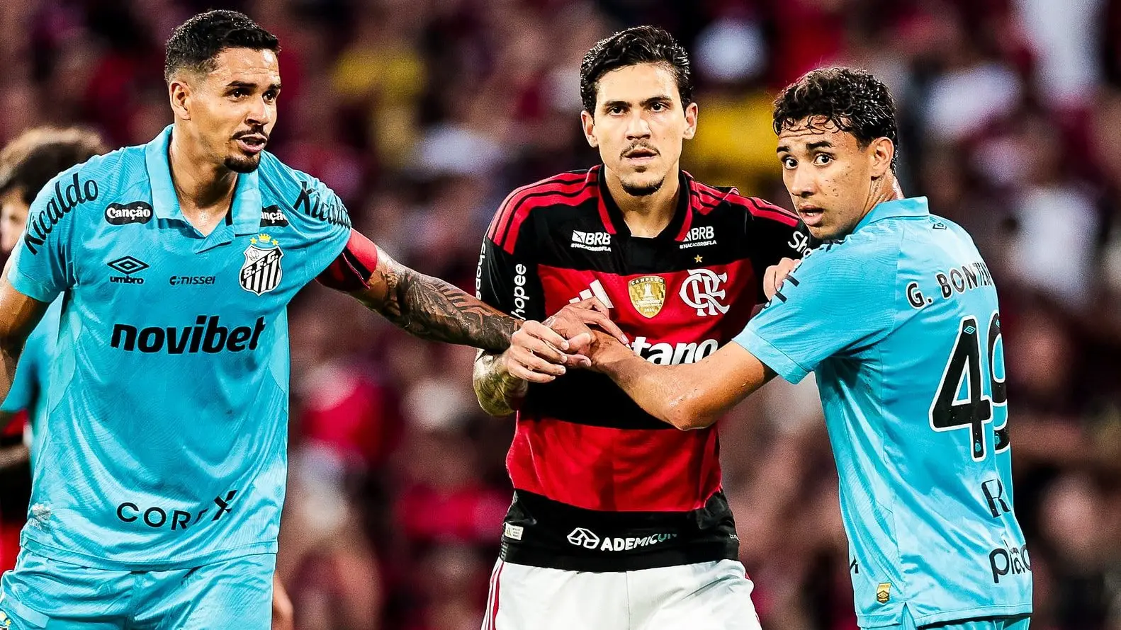 Imagem da notícia Santos x Flamengo na Série A: onde assistir, horário e escalações
