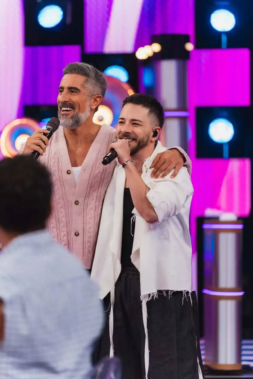 Imagem da notícia Caldeirão com Mion reúne elenco de ‘Sandy & Junior’ em aniversário do programa