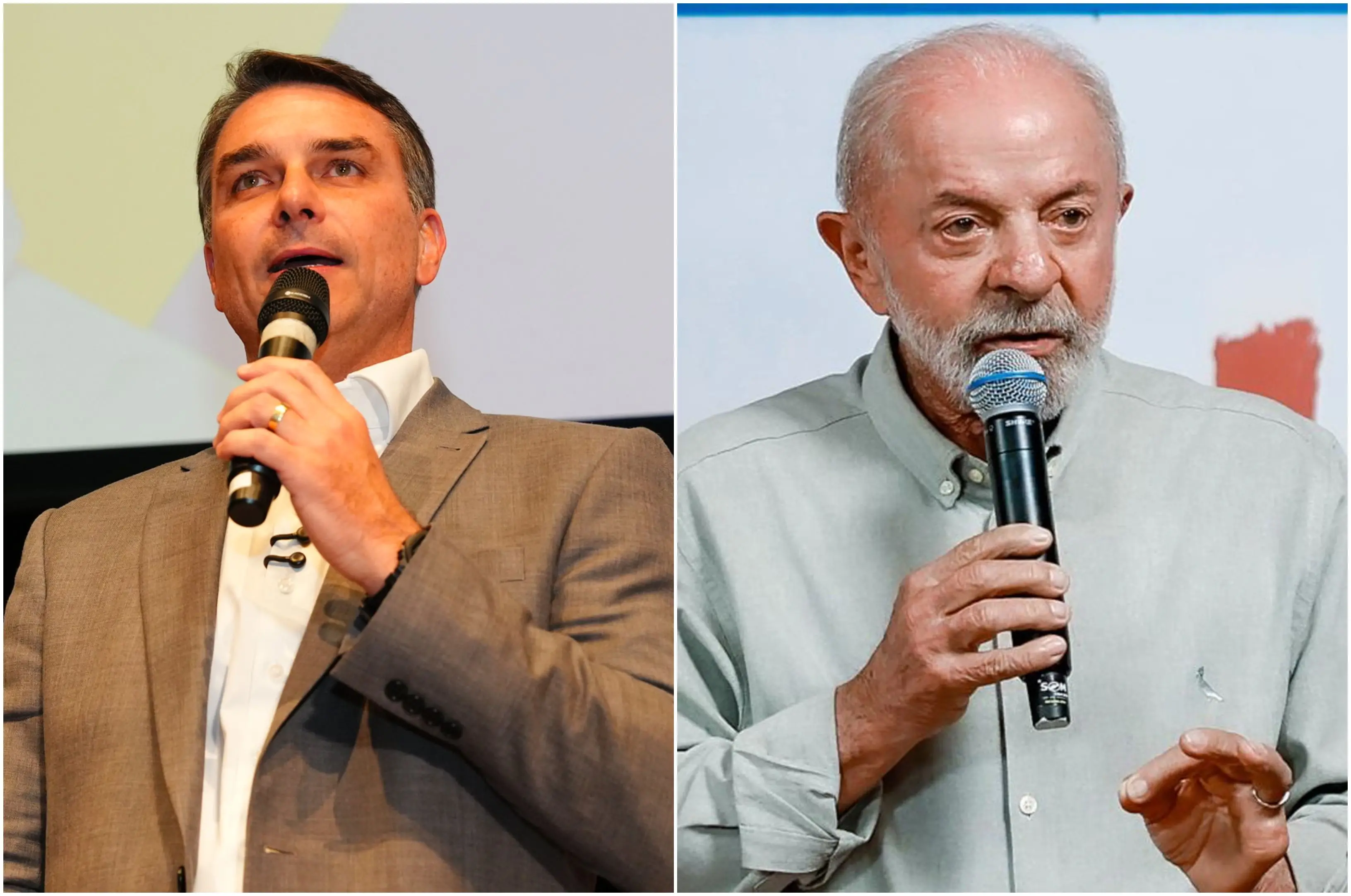 Imagem da notícia Flávio Bolsonaro e Lula empataram em número de votos em 40 seções no Ceará; veja locais