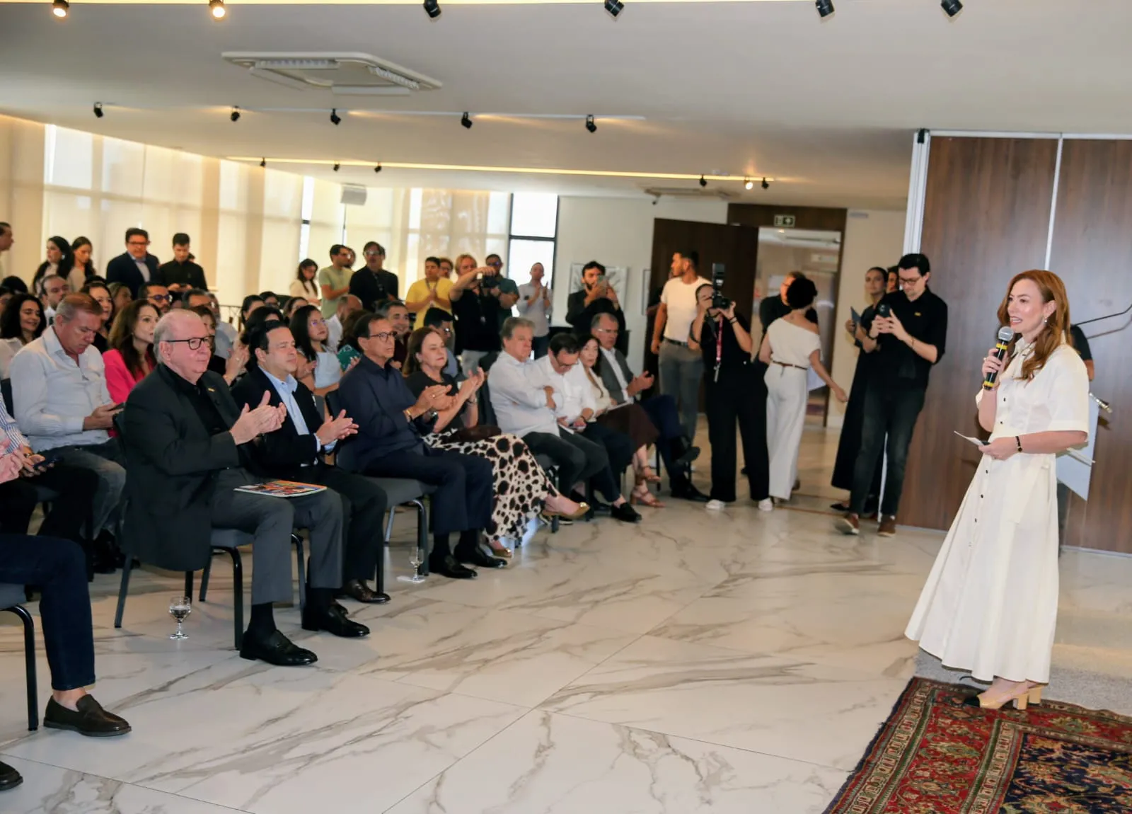 Aline Barroso apresentou relatório do biênio 2023-2025.