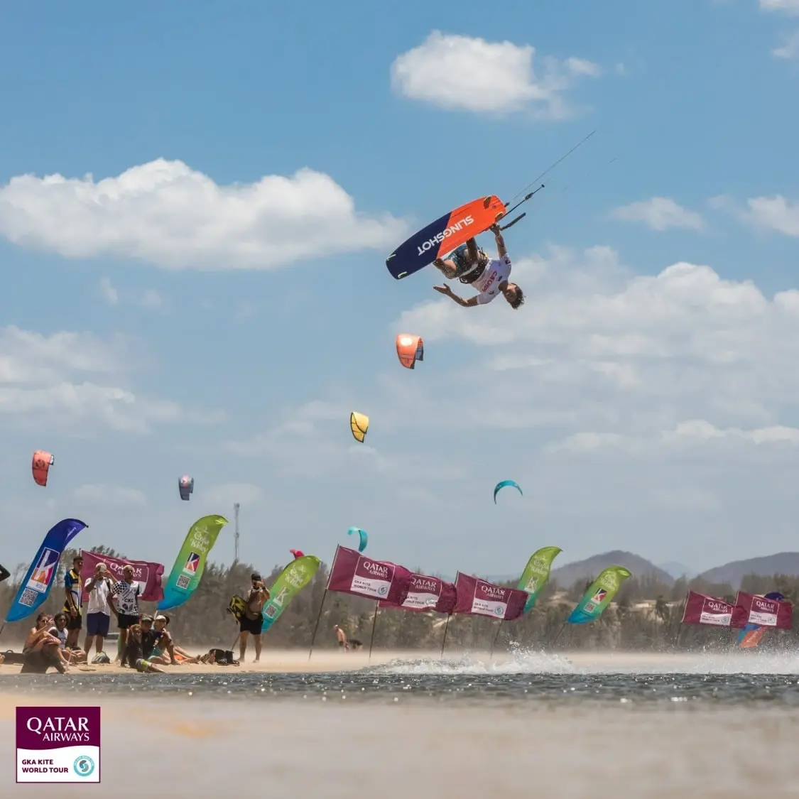 Imagem da notícia Carlos Mário Bebê e mais seis brasileiros disputam etapa decisiva do Mundial de Kitesurf Freestyle 
