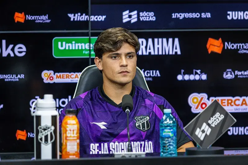 Imagem da notícia Lenny Lobato vê Ceará x Juventude como final e comenta briga por titularidade na Série B