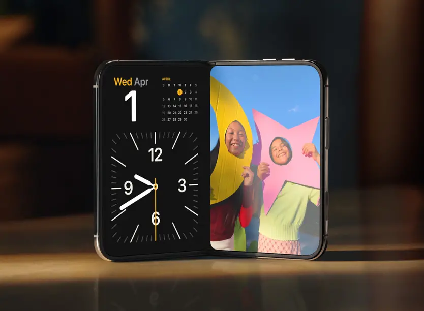 Imagem da notícia iPhone Duo: primeiro celular dobrável da Apple entra em pré-venda