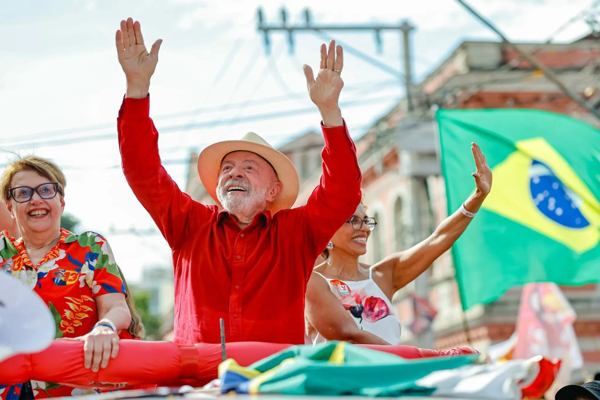 residente da República, Luiz Inácio Lula da Silva, durante ato de campanha em Juiz de Fora: o evento 