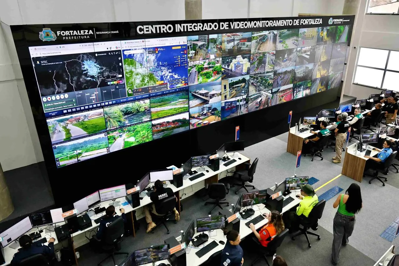 Imagem da notícia Imagens de câmeras de monitoramento de Fortaleza podem ser solicitadas pelos cidadãos; saiba como