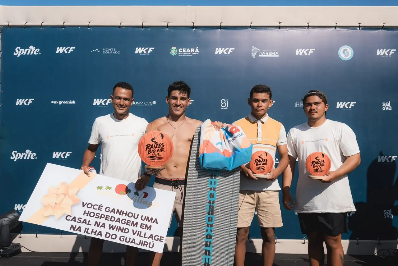 Imagem da notícia Fase classificatória da etapa cearense do Mundial de Kitesurfe garante dois locais na disputa