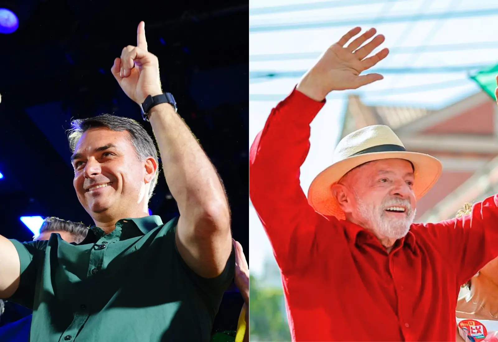Imagem da notícia Datafolha no 2° turno: Flávio Bolsonaro tem 50% e Lula 50% em votos válidos