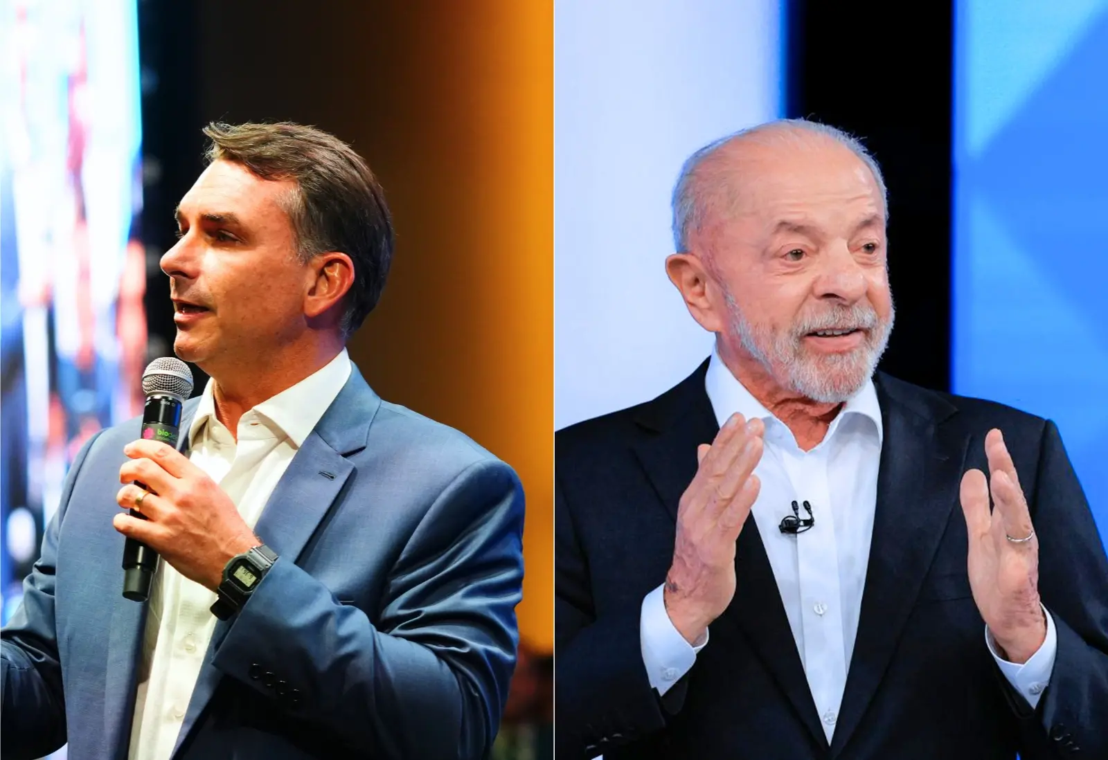 Imagem da notícia Datafolha no 2° turno: Flávio Bolsonaro tem 51% e Lula 49% em votos válidos