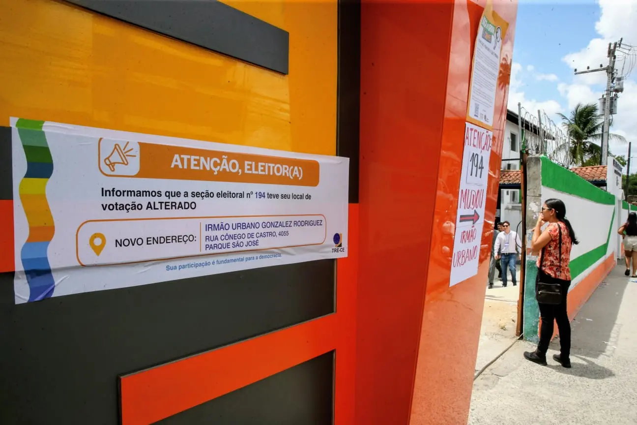 Imagem da notícia Votação em única seção eleitoral alterada em Fortaleza ocorre sem intercorrências