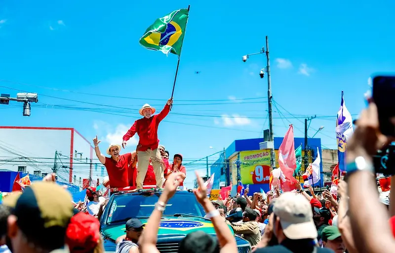Imagem da notícia Lula amplia 175 mil votos no 2º turno no Rio Grande do Norte e chega a 65,72%