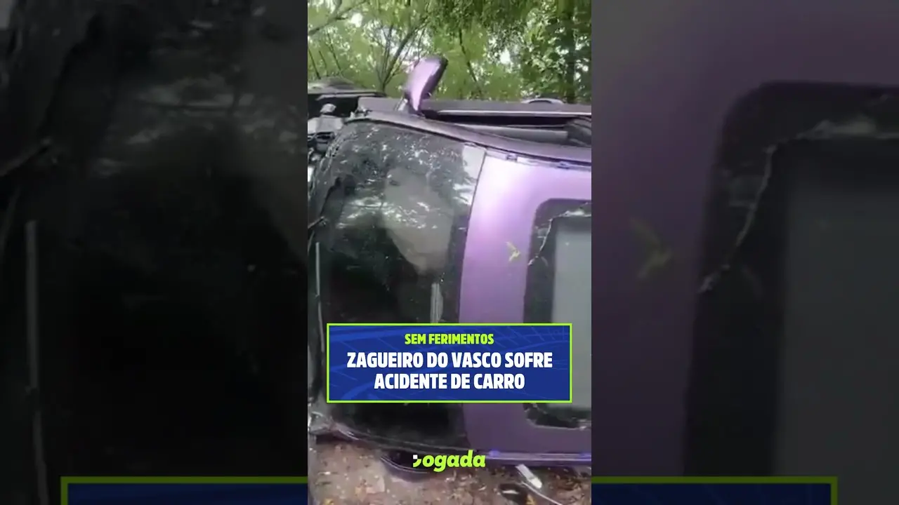 Imagem da notícia Robert Renan sofre acidente de carro, passa bem e treina normalmente no Vasco
