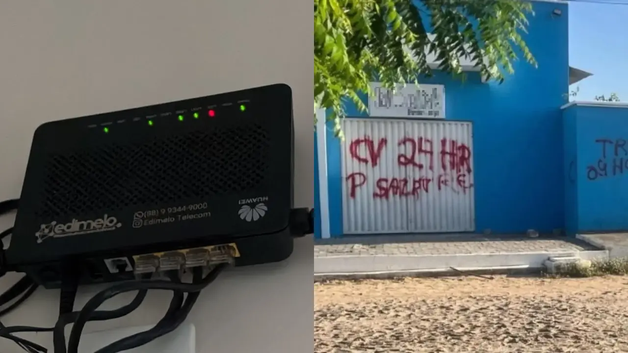 Imagem da notícia Ameaças do CV deixam Groaíras, no Ceará, sem internet e afetam serviços e comércios