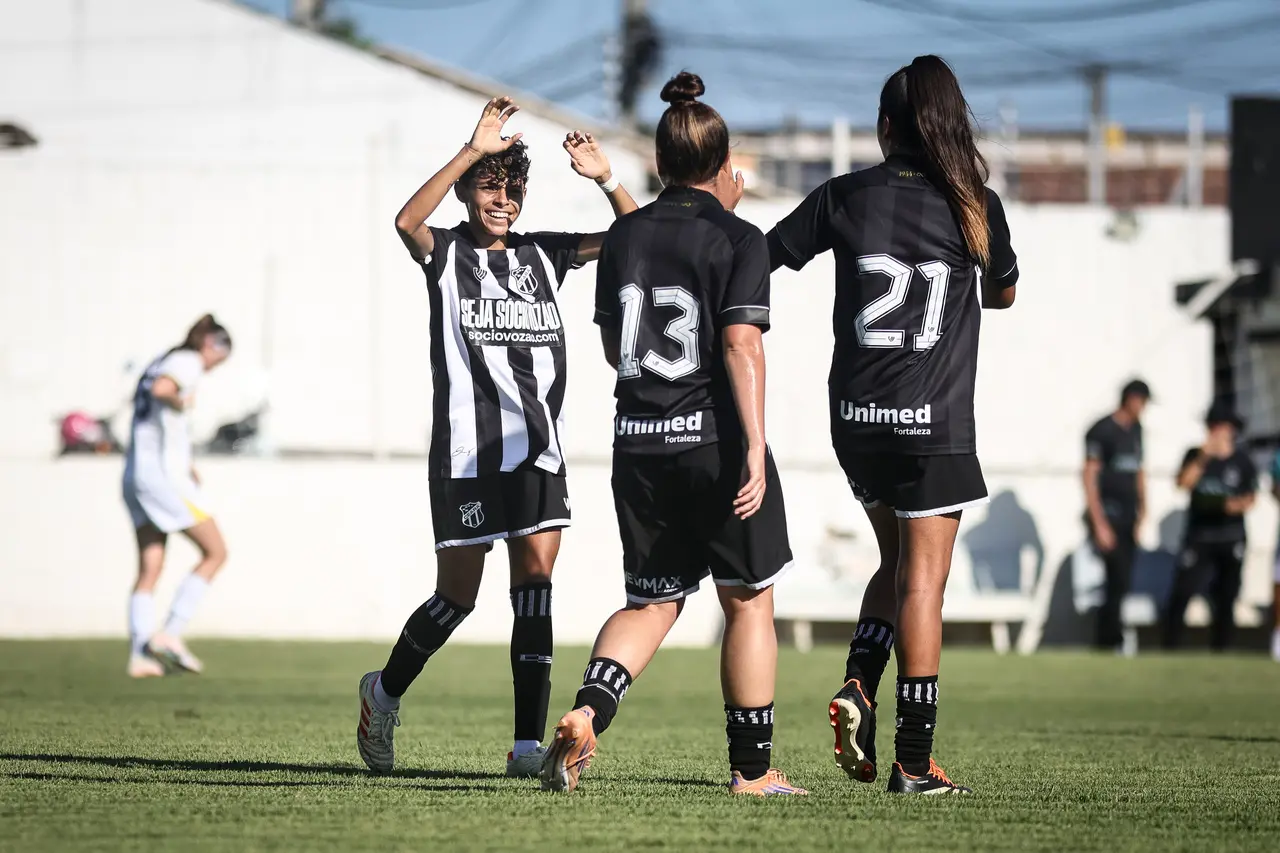 Imagem da notícia Ceará goleia o The Blessed por 14 a 2 e garante vaga na semifinal do Cearense Feminino