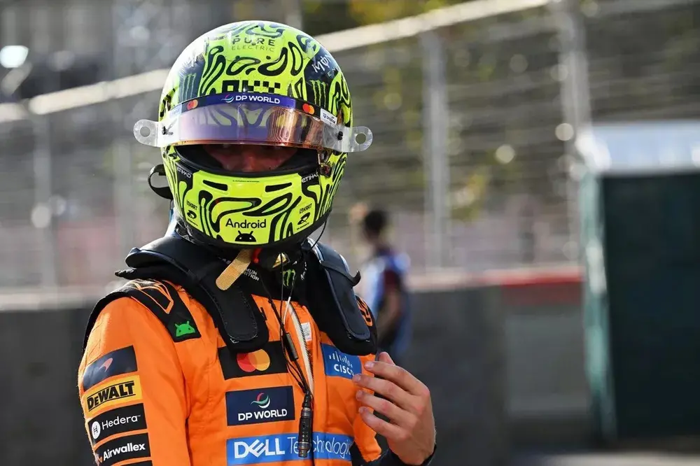 Imagem da notícia Fórmula 1: Lando Norris lidera terceiro treino livre do GP do México