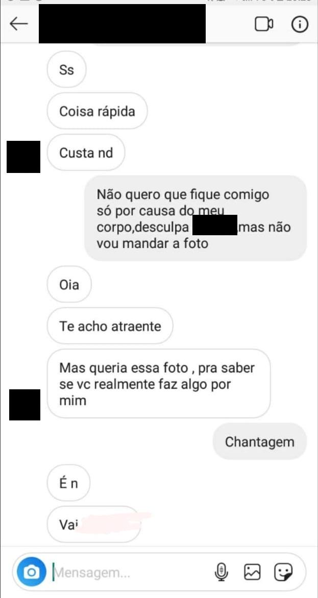 Print de conversa