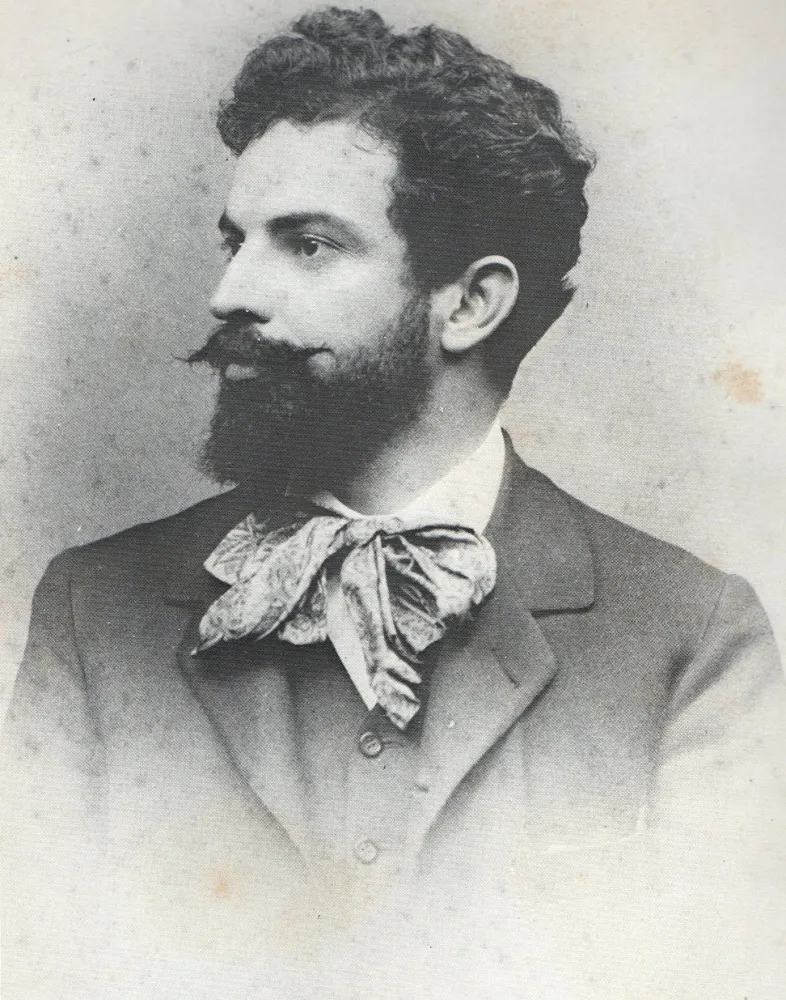 Retrato de 1897, quando o compositor era presidente da Associação dos Concertos