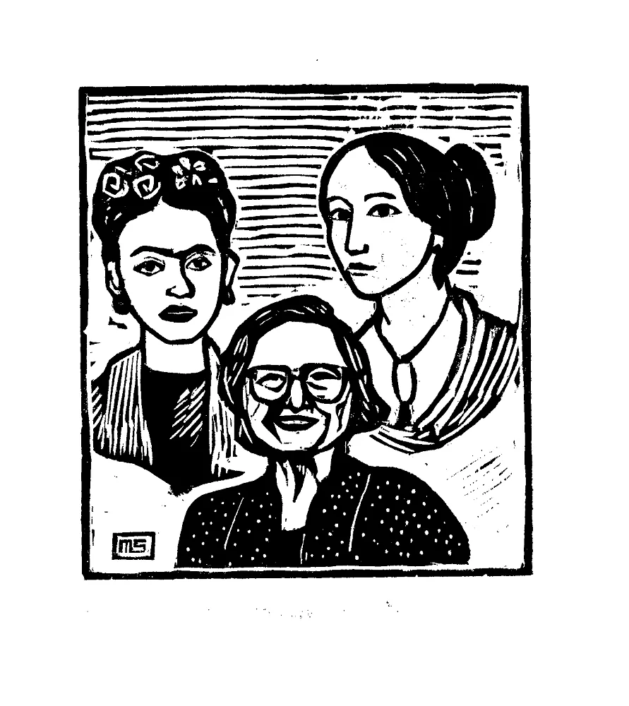 Nomes incontornáveis na história estampam a capa de um trabalhos de Julie, 