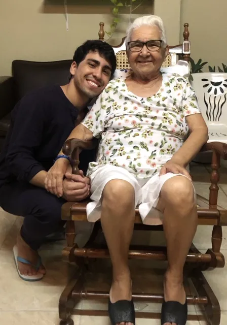 Plínio e a avó Maria Carmelina