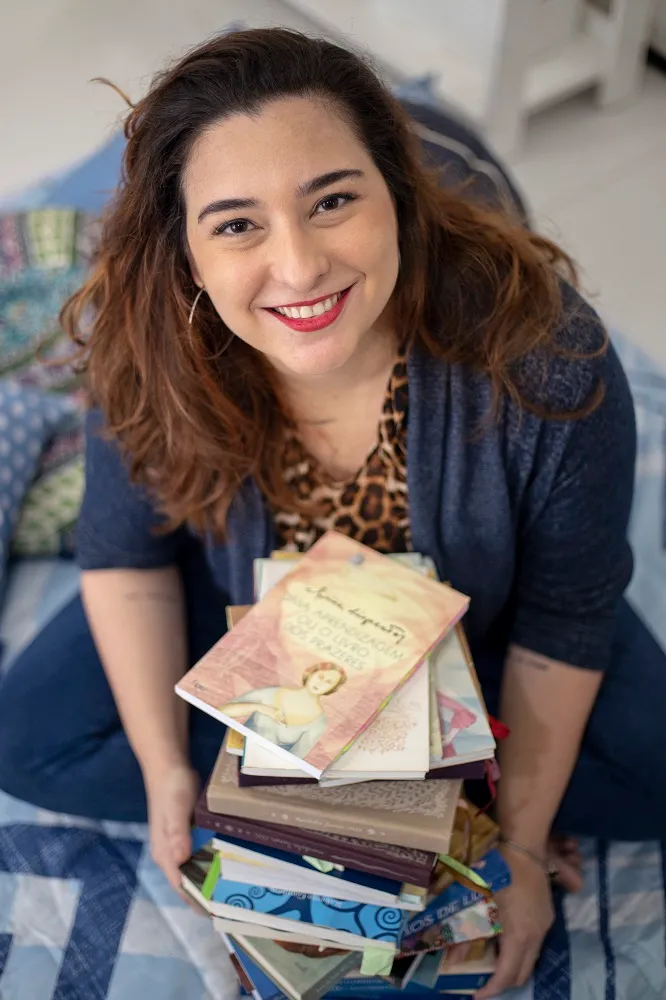 Nara Barreto formou o clube de leitura 