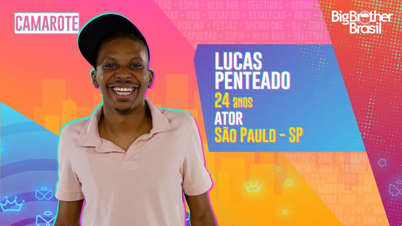 Lucas Penteado é um dos participantes do BBB 21