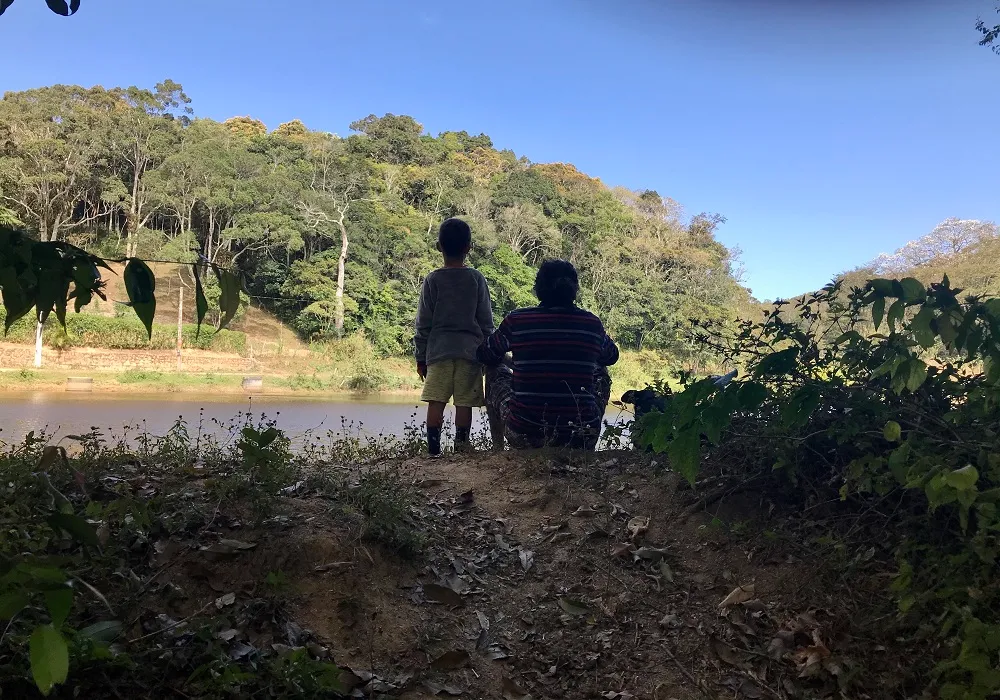 O cantor e compositor esteve isolado com a família em um sítio a cinco quilômetros do centro de Guaramiranga, região serrana do Estado