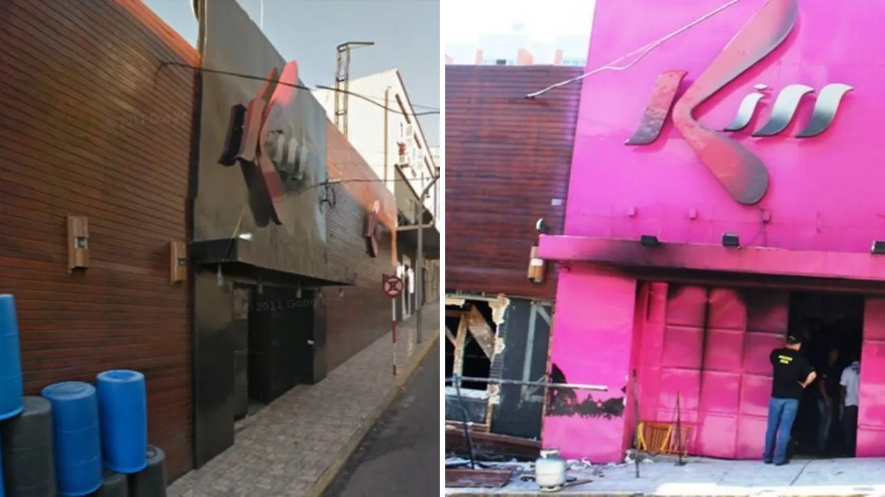 Antes e depois do incêndio na boate Kiss