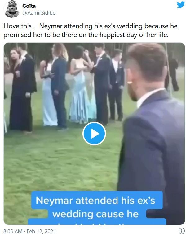 Vídeo antigo de Neymar olhando para Bruna Marquezine