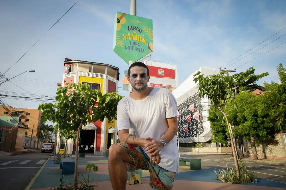 Esse ano, Igor Barbosa, que reside próximo ao Polo da Mocinha, planeja um carnaval virtual