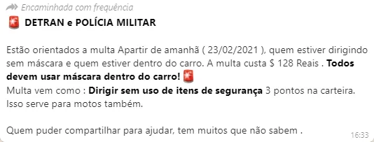 Fake news é propagada entre alguns usuários do aplicativo WhatsApp