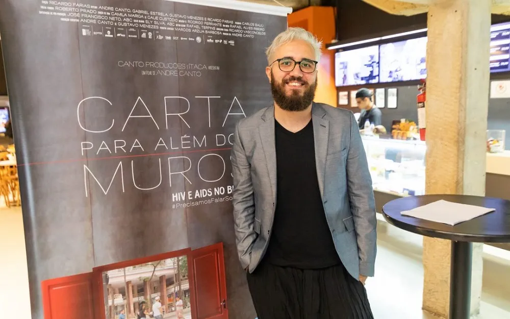 O diretor do documentário, André Canto