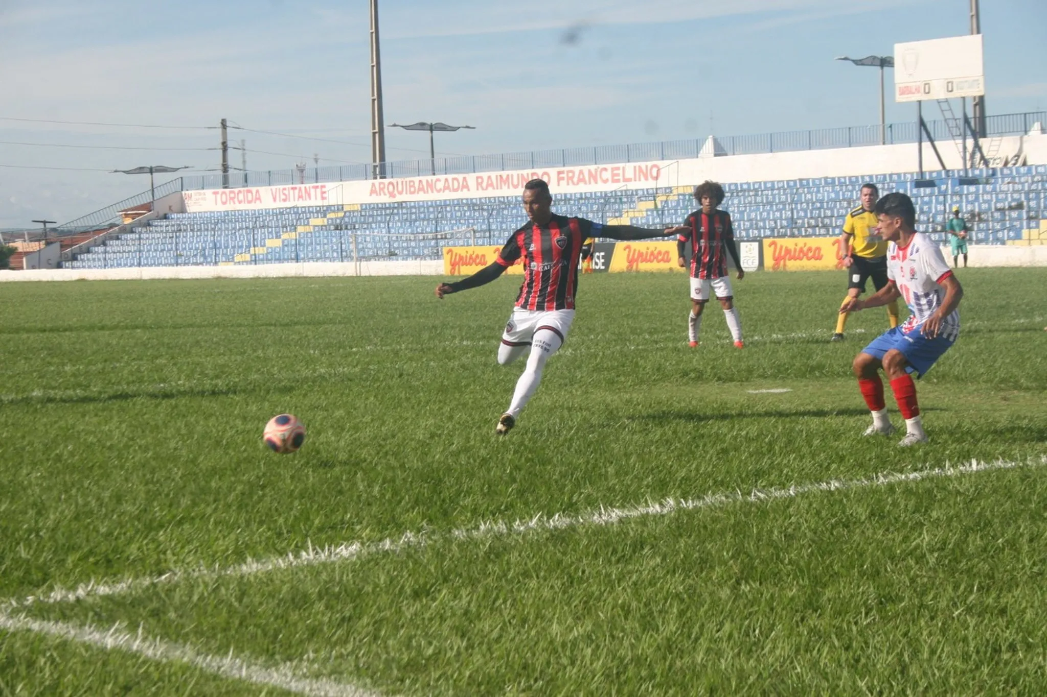 Ciel marcou 4 gols na goleada do Caucaia por 8 a 0 sobre o Barbalha