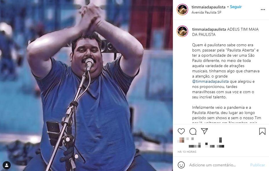 Cantor conhecido como 'Tim Maia da Paulista' morre por Covid-19 - Zoeira -  Diário do Nordeste