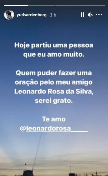 Léo Rosa recebe homenagem de amigos nas redes