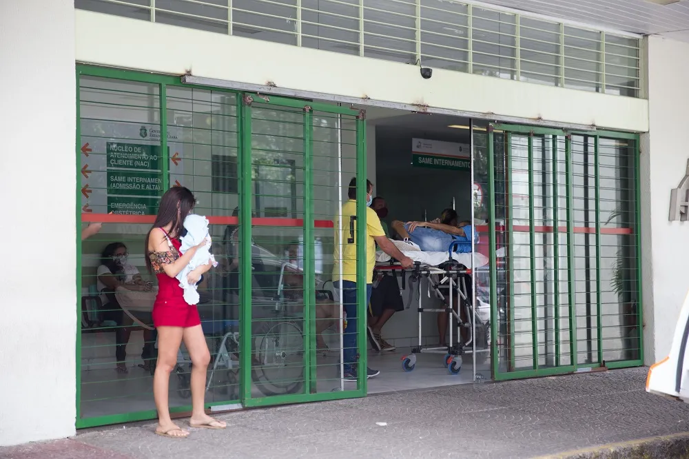 Hospital Cesar Cals recebe pacientes casos confirmados e suspeitos de Covid. Maternidade é referência no Estado.