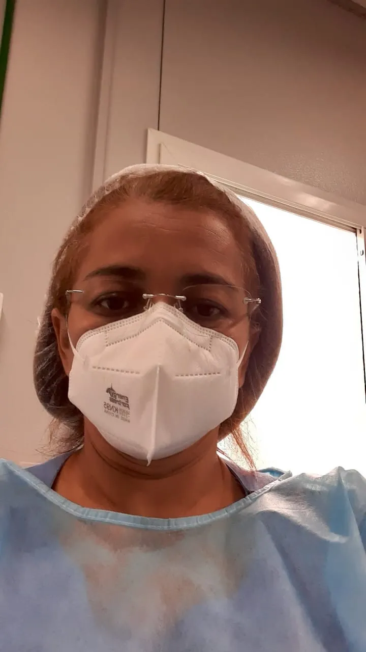 Kariny Maria Costa, enfermeira no Hospital do Coração
