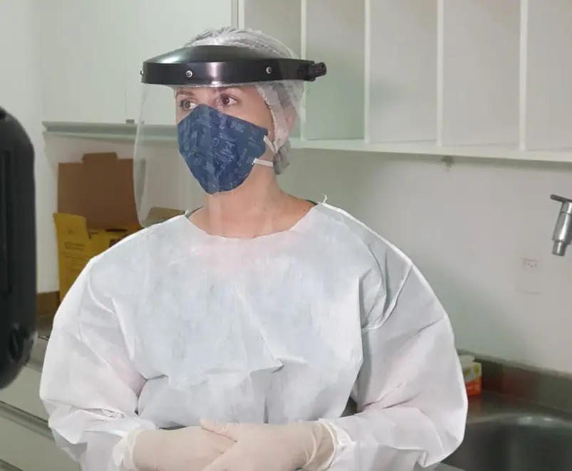 Cinthia Queiroz Lima, enfermeira do Hospital Leonardo da Vinci.