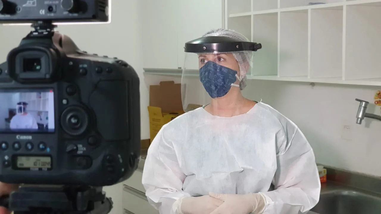 Cinthia Queiroz Lima, enfermeira do Hospital Leonardo da Vinci.