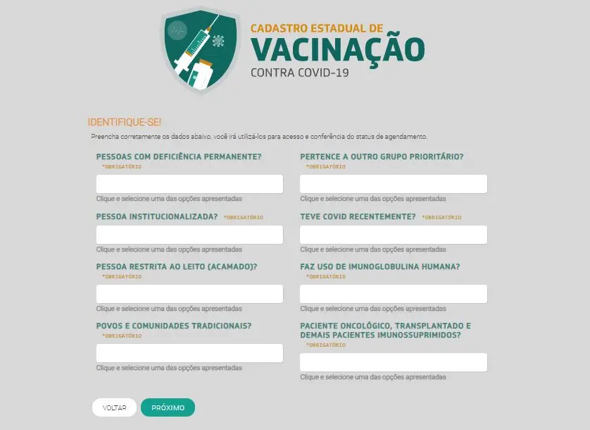 Página do Saúde Digital