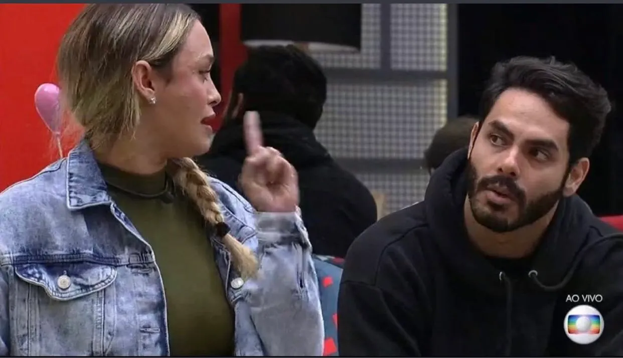 Sarah e Rodolffo se desentenderam logo após a formação de paredão