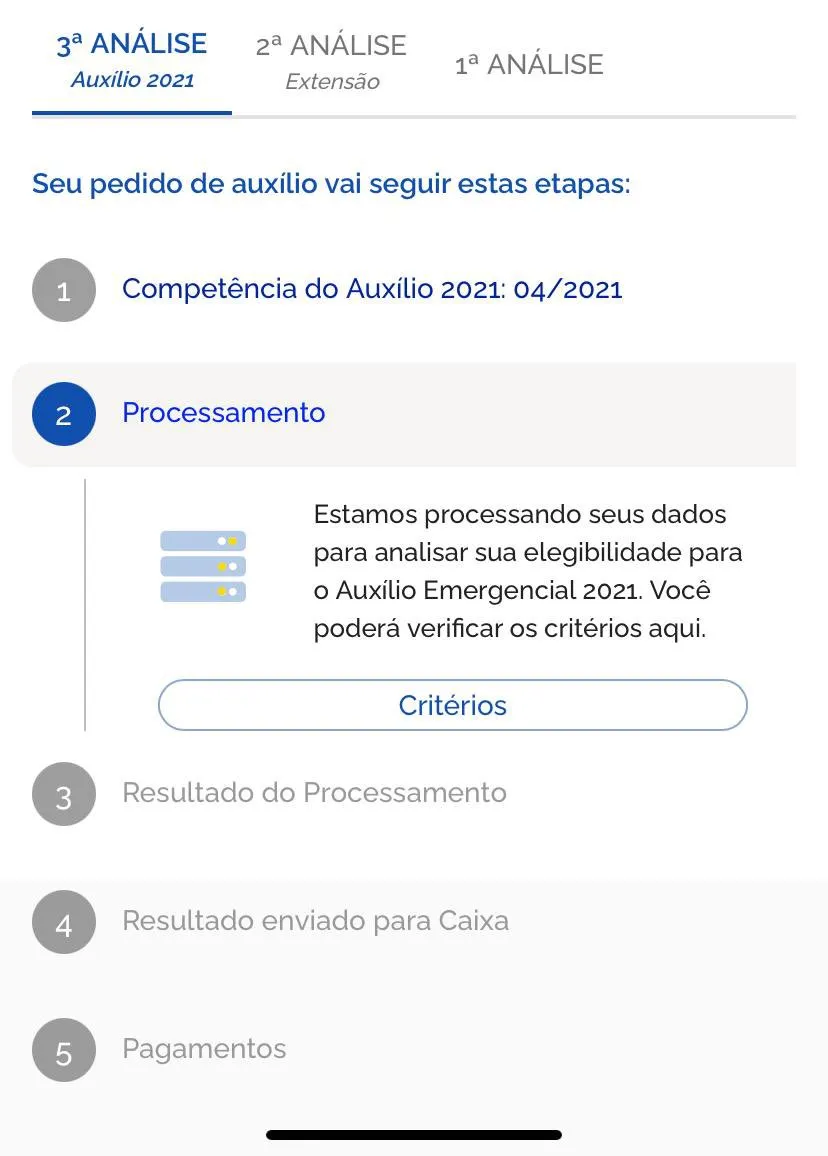 A informação aparece quando os trabalhadores consultam, através de dados pessoais, o site da Dataprev ou da Caixa Econômica Federal